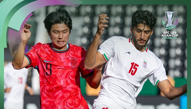 U23 H&agrave;n Quốc kh&ocirc;ng thể thắng U23 Iran.