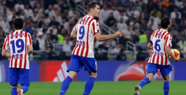 Sorloth lập công cho Atletico.