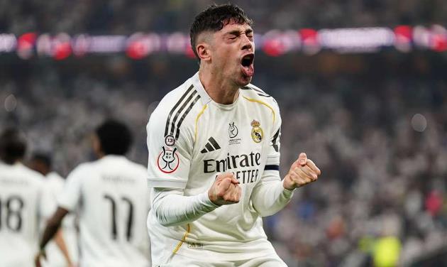 Federico Valverde có trận đấu bùng nổ.