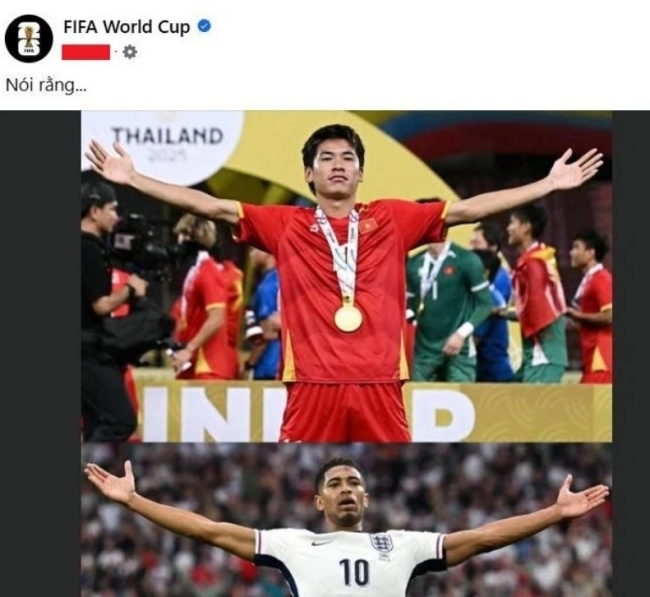 Văn Thuận được so s&aacute;nh với Bellingham.