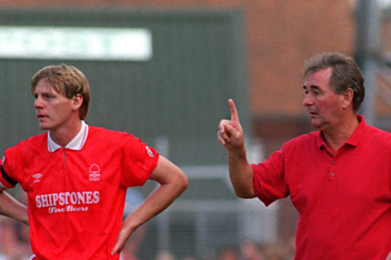 Stuart Pearce thời còn thi đấu và HLV Brian Clough