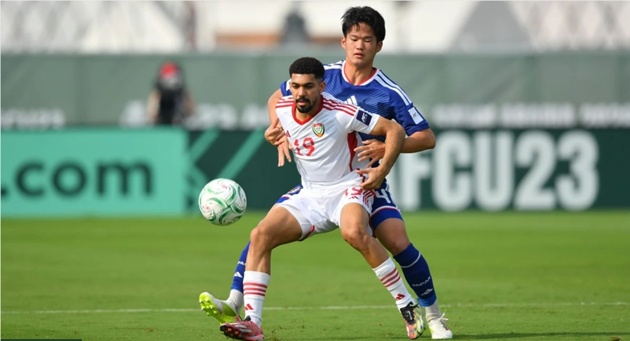 U23 Nhật Bản dễ dàng đánh bại U23 UAE