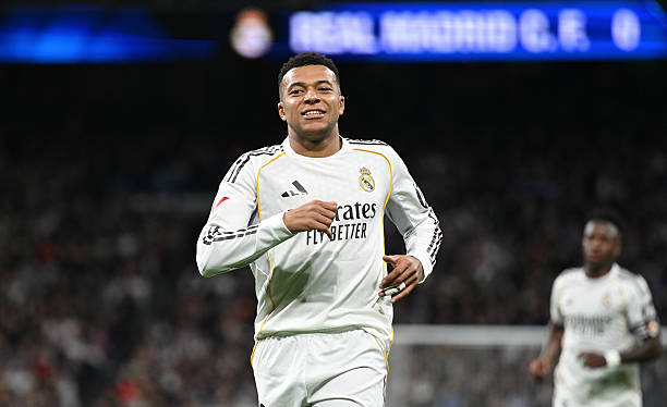 Kylian Mbappe ghi trung bình 1 bàn/trận tại La Liga mùa này.