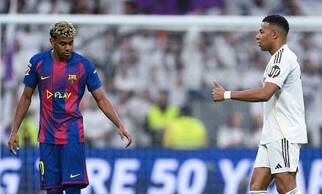Cuộc chiến giữa Kylian Mbappe v&agrave; Lamine Yamal đ&aacute;ng chờ đợi.