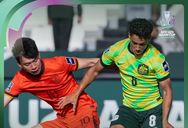 Ảnh bài viết U23 Trung Quốc thắng sốc U23 Úc 1-0
