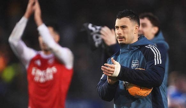 C&uacute; hattrick gi&uacute;p Gabriel Martinelli đập tan chỉ tr&iacute;ch.