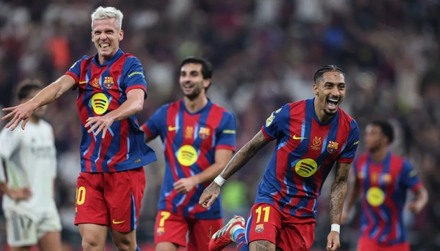 Barcelona gi&agrave;nh Si&ecirc;u c&uacute;p T&acirc;y Ban Nha sau chiến thắng kịch t&iacute;nh trước Real Madrid.