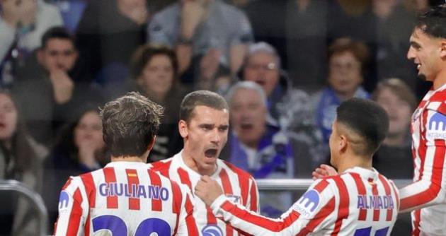 Ảnh bài viết Siêu phẩm đá phạt của Griezmann cứu Atletico thoát hiểm