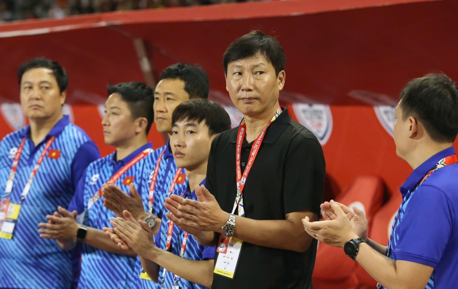 HLV Kim Sang-sik được kỳ vọng sẽ gi&uacute;p U23 Việt Nam vượt qua U23 UAE ở tứ kết giải U23 ch&acirc;u &Aacute;. Ảnh: VFF.