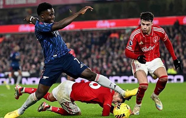 Nottingham Forest đã gây ra nhiều khó khăn cho Arsenal.