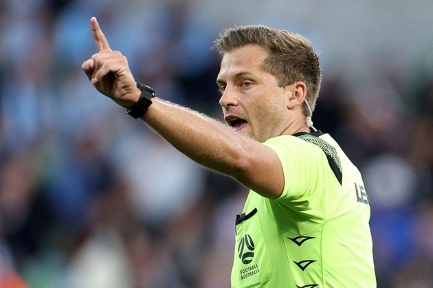 Trọng tài King sẽ bắt chính trong trận đấu U23 Việt Nam vs U23 Trung Quốc. Ảnh: Football Australia