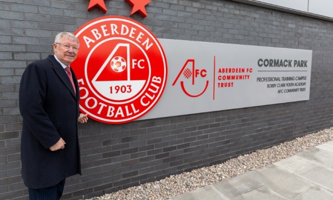 HLV Sir Alex Ferguson thành công rực rỡ ở Aberdeen.