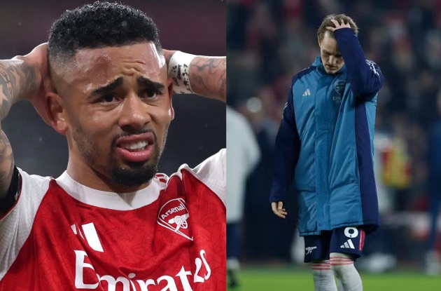 Ảnh bài viết Odegaard lạc nhịp, Jesus trở thành gánh nặng của Arsenal