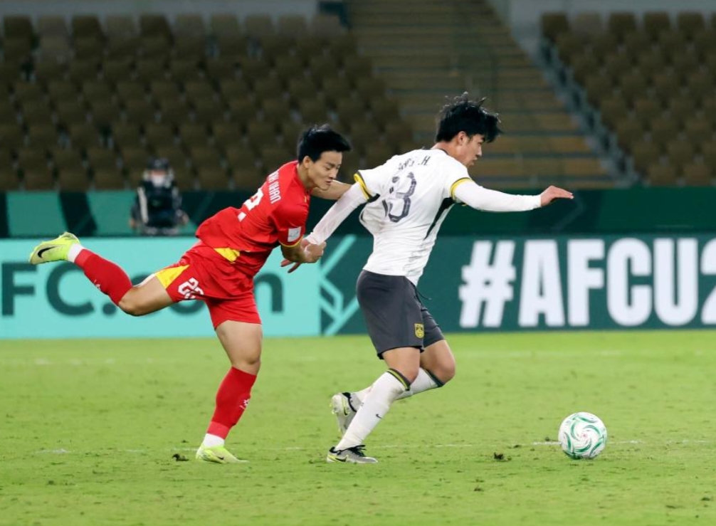 U23 Trung Quốc gi&agrave;nh chiến thắng trước Việt Nam. 