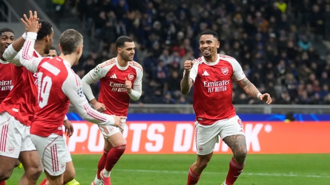 Ảnh bài viết Jesus - Gyokeres rực sáng giúp Arsenal đánh bại Inter ở Champions League