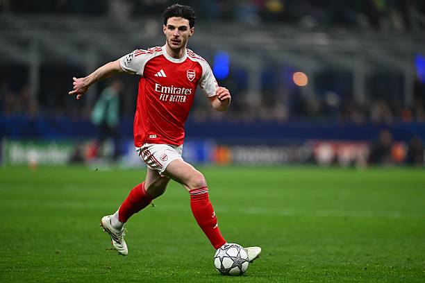 Ảnh bài viết Arsenal mất Declan Rice ở lượt cuối vòng phân hạng C1