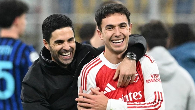 Ảnh bài viết Arteta ca ngợi sự dũng cảm khi Arsenal thắng Inter Milan 3-1