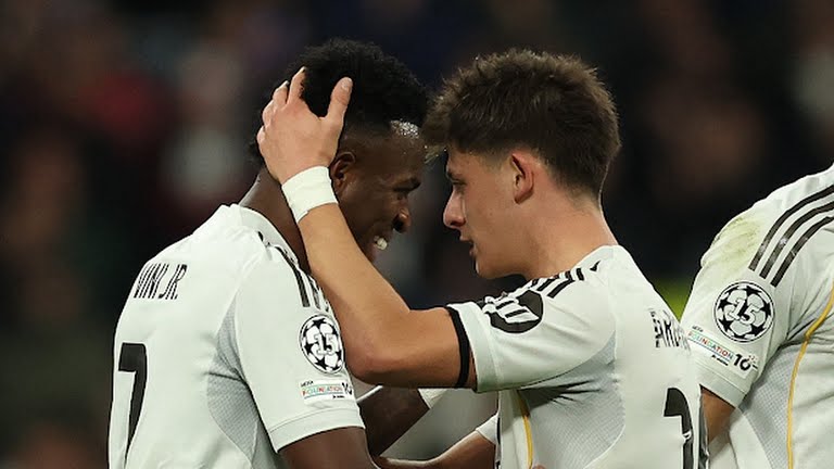 Vinicius góp công lớn vào chiến thắng huỷ diệt của Real.