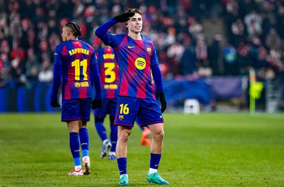 Ảnh bài viết Fermin Lopez lập cú đúp, Barca thắng ngược Slavia Prague 4-2