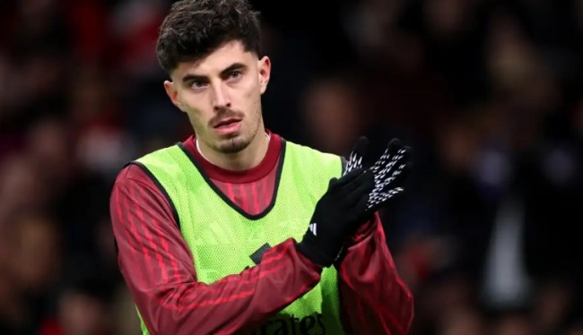 Ảnh bài viết Arsenal lo ngại thể lực Havertz trước đại chiến MU