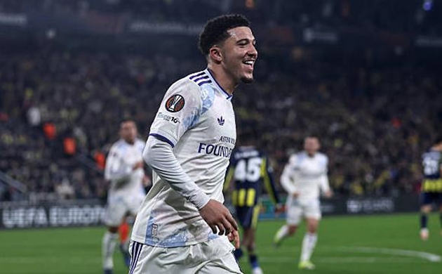 Jadon Sancho gửi lời tri &acirc;n Unai Emery.