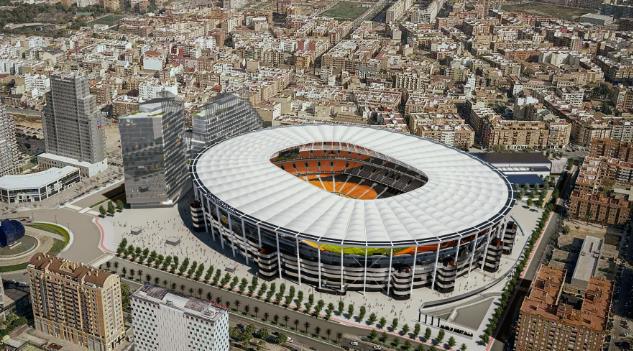 Valencia l&ecirc;n dự &aacute;n x&acirc;y SVĐ Nou Mestalla.