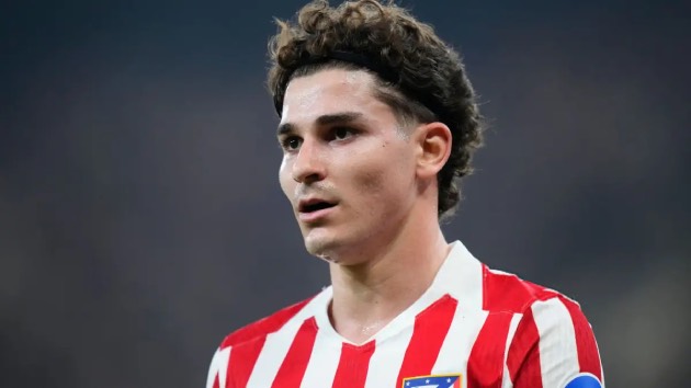 Alvarez trong màu áo Atletico Madrid.