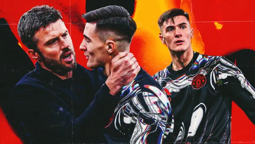 Carrick đang nỗ lực để gi&uacute;p Sesko cải thiện.