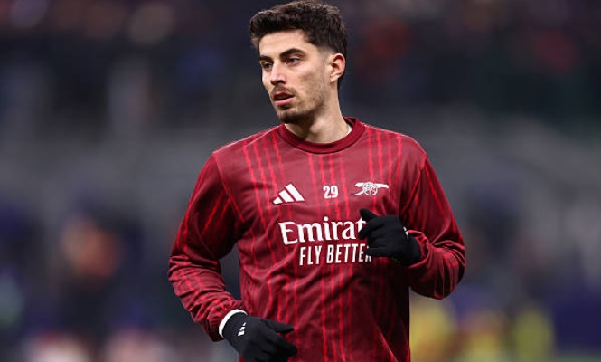 Ảnh bài viết Mikel Arteta báo tin vui về Kai Havertz trước trận gặp MU