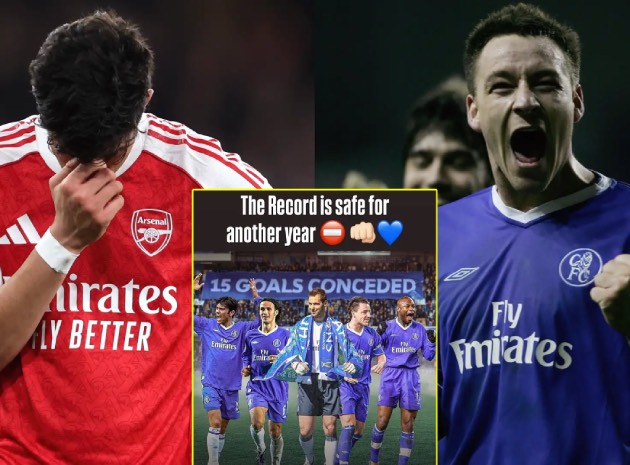 Ảnh bài viết Kỷ lục Chelsea an toàn, Terry lên mạng trêu Arsenal
