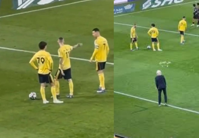 Ảnh bài viết HLV Al Nassr quát lớn ngăn Ronaldo sút phạt