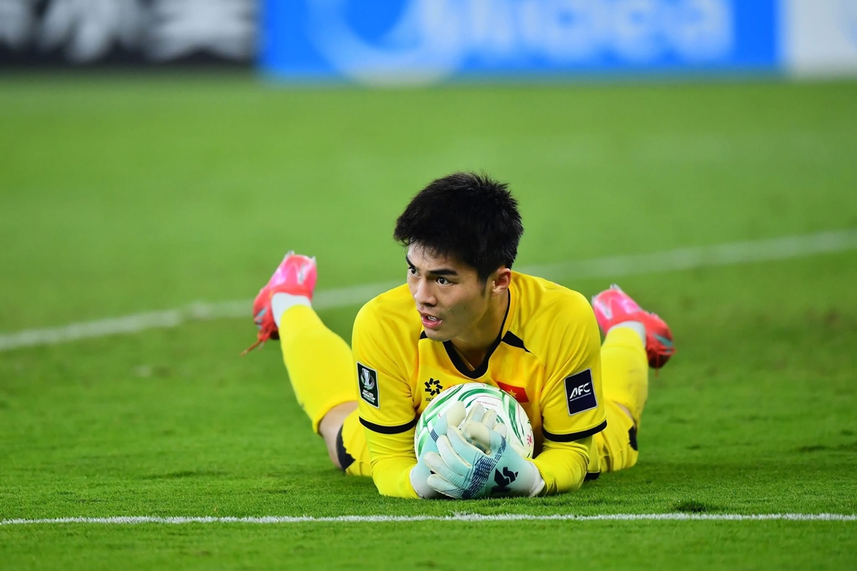 Trần Trung Ki&ecirc;n tại VCK U23 ch&acirc;u &Aacute; 2026. Ảnh: FBNV.