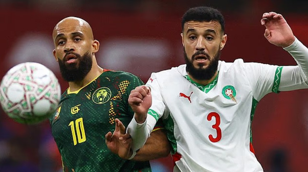 Mazraoui vừa mới trở lại Old Trafford từ AFCON.