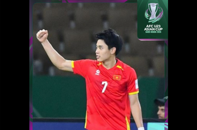 Ảnh bài viết AFC đề cử siêu phẩm đánh đầu ngược của Đình Bắc