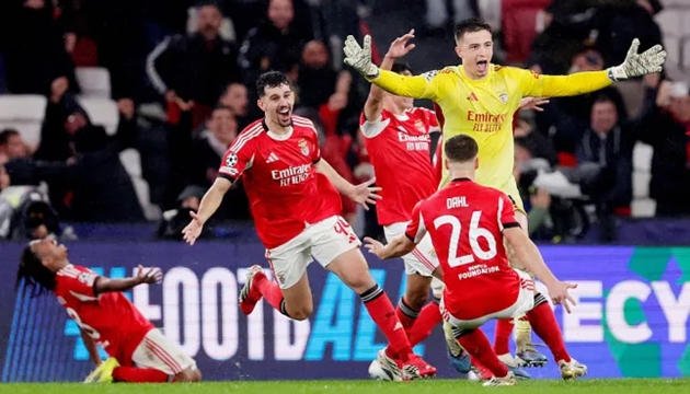 Benfica g&acirc;y bất ngờ trước Real Madrid.
