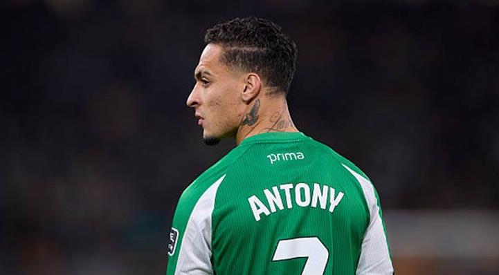 Betis chật vật khi vắng Antony.