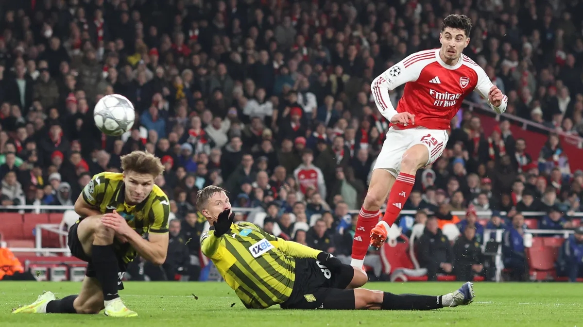 Kai Havertz tỏa s&aacute;ng trước Kairat Almaty.