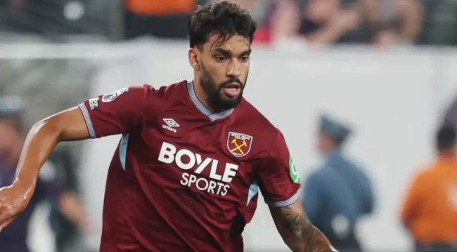 Paqueta trong m&agrave;u &aacute;o West Ham.