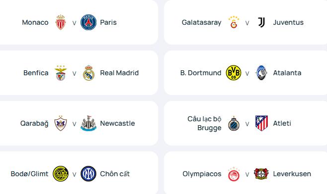 Ảnh bài viết Trực tiếp bốc thăm play-off Champions League: Real tái đấu Benfica, PSG "nội chiến" Monaco