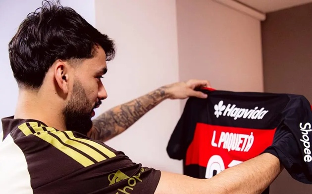 Paqueta thỏa nguyện vọng kho&aacute;c &aacute;o Flamengo.