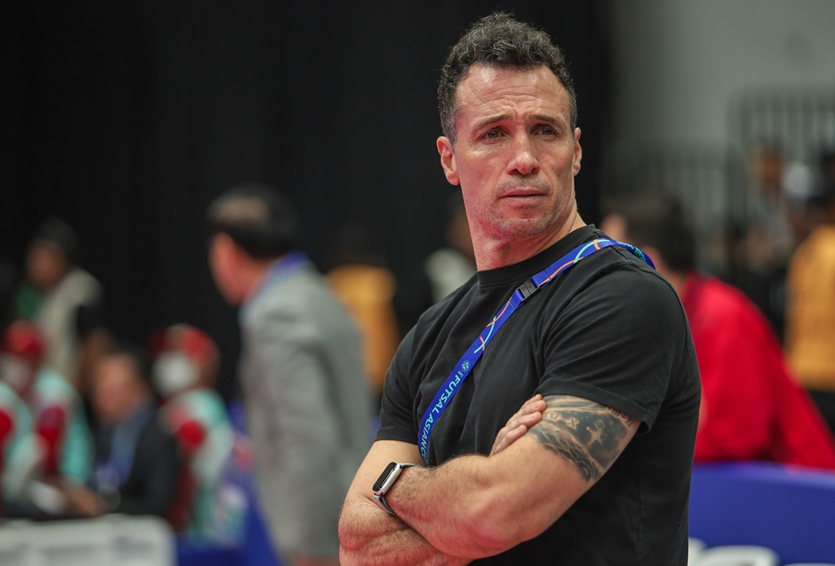 HLV Diego Giustozzi muốn c&ugrave;ng Futsal Việt Nam l&agrave;m n&ecirc;n lịch sử. Ảnh: VFF.