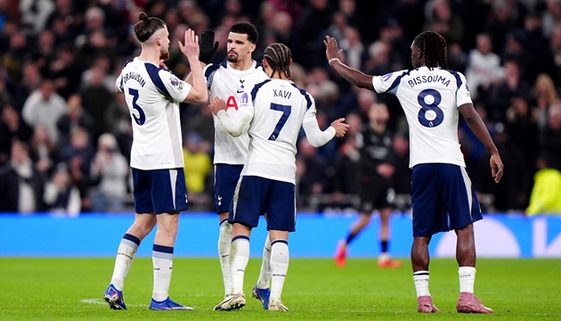 H&agrave;ng c&ocirc;ng Tottenham chơi hiệu quả trong hiệp 2.