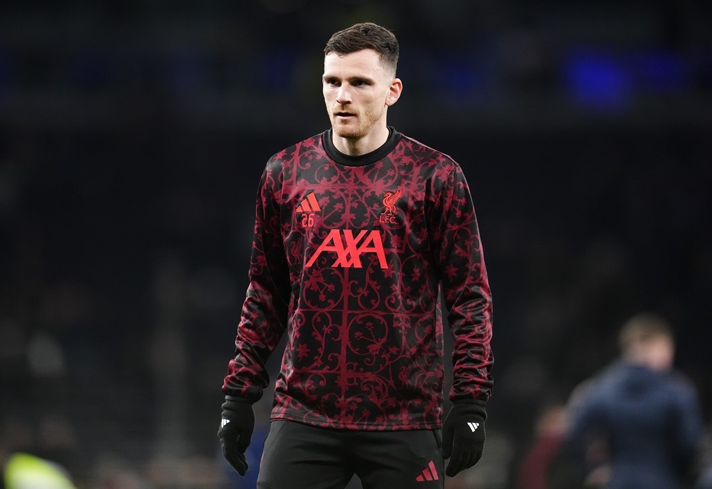 Andy Robertson kh&oacute; rời Liverpool ở kỳ chuyển nhượng Đ&ocirc;ng.