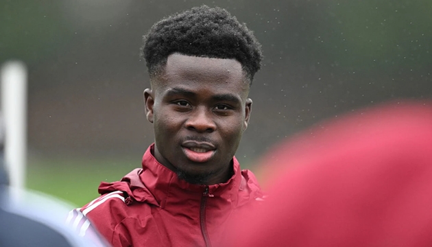 Saka c&oacute; thể ngồi dự bị trước Chelsea.