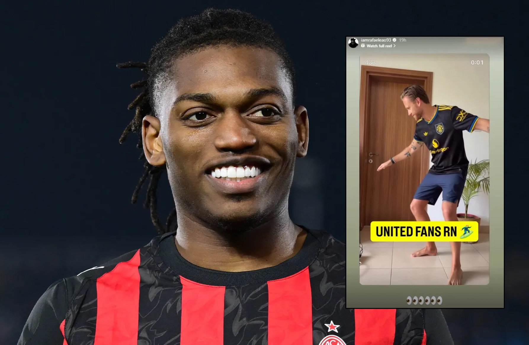 Ảnh bài viết Leao gửi tín hiệu lạ tới MU ngày cuối chuyển nhượng