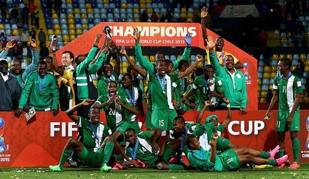 Nigeria l&agrave; quốc gia gi&agrave;u th&agrave;nh t&iacute;ch nhất giải U17 World Cup.