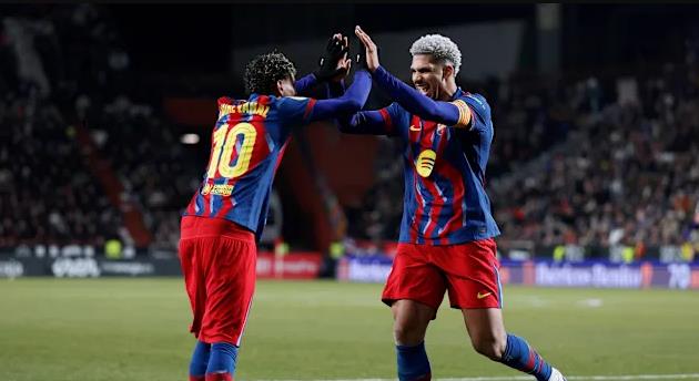 Ảnh bài viết Araujo nổ súng ngày trở lại, Barca thót tim vào bán kết Copa del Rey