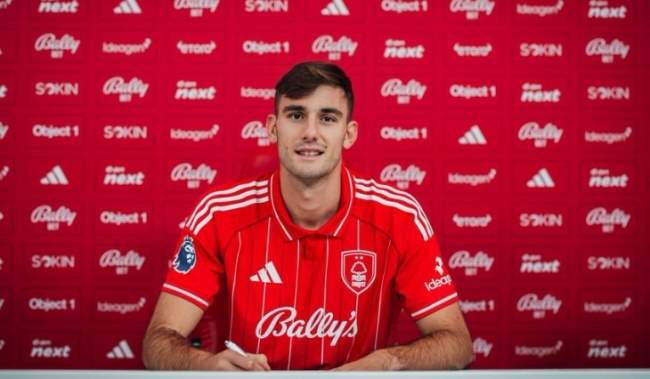 Lorenzo Lucca cập bến Nottingham.