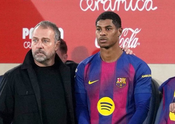 Rashford để lại dấu ấn ở Barcelona.