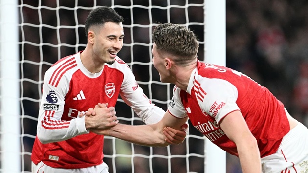 Ảnh bài viết Martinelli hào hứng về cơ hội giành cú ăn 4 của Arsenal